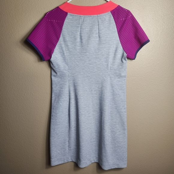 Title Nine Womens |S| Sensitive Short Sleeve Perforated Active Mini Dress - Picture 4 of 9